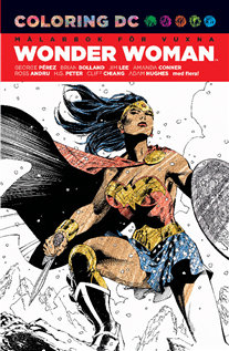 Kreativt målande nummer 3 – Wonder Woman målarbok